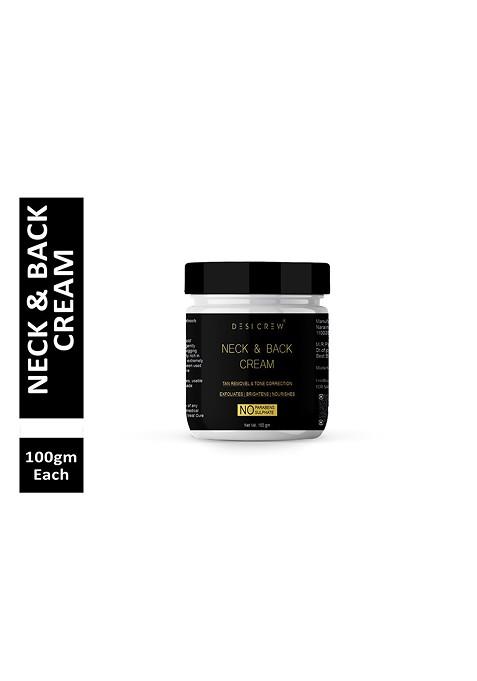 Desi Crew Neck Back Cream With Vitamin E For Moisturization 100G