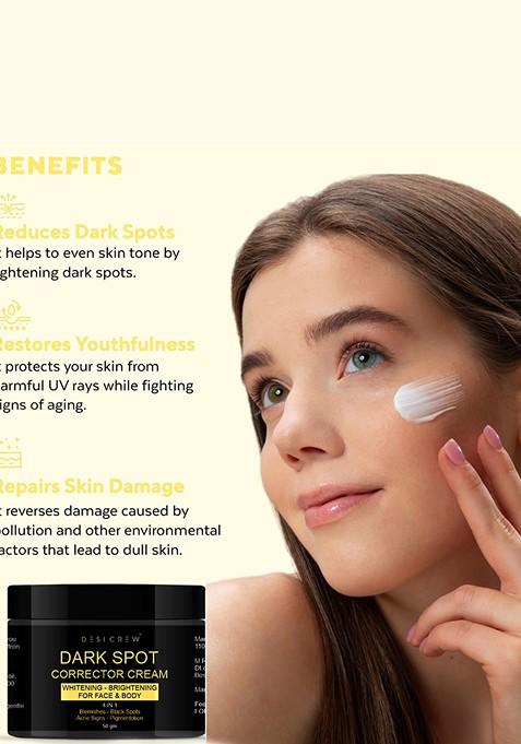 Desi Crew Dark Spot Corrector Cream With Almond Oil 50G