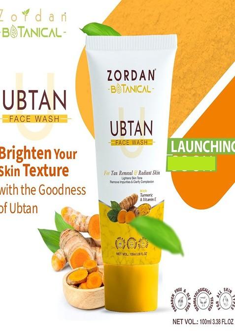 Zordan Set Of 2 Botanical Ubtan Face Wash For Tan Removal 100 Ml Each