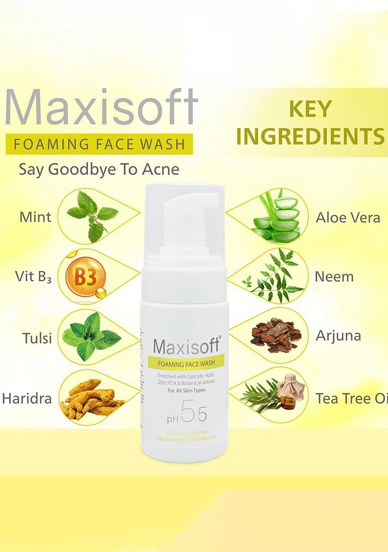 Maxisoft Anti Acne Pimple Foaming Face Wash 100Ml