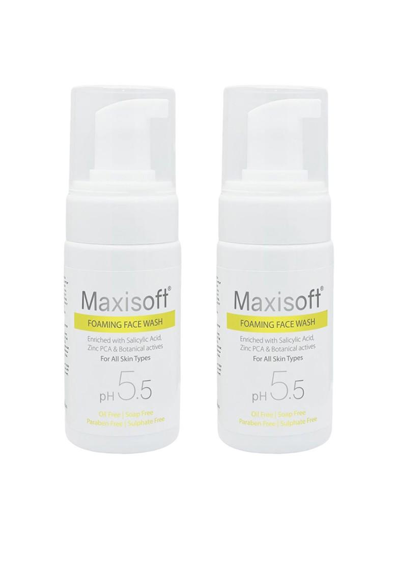 Maxisoft Set Of 2 Anti Acne Pimple Foaming Face Wash 100Ml Each