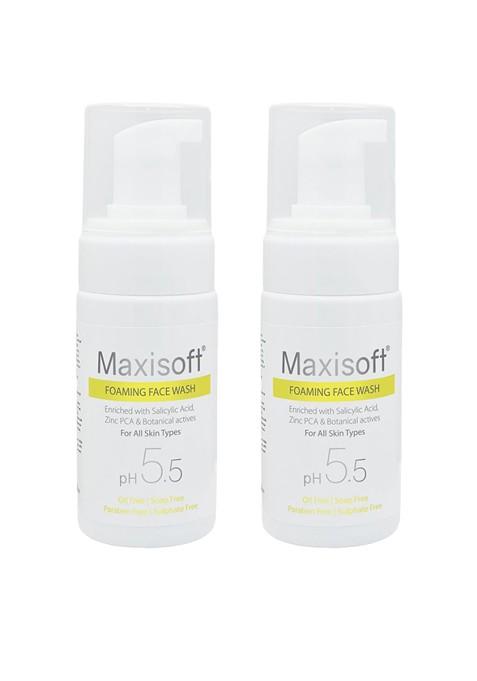 Maxisoft Set Of 2 Anti Acne Pimple Foaming Face Wash 100Ml Each