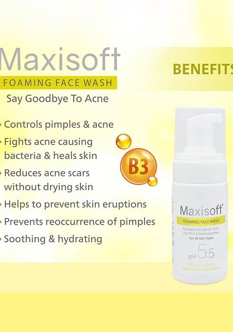 Maxisoft Set Of 2 Anti Acne Pimple Foaming Face Wash 100Ml Each