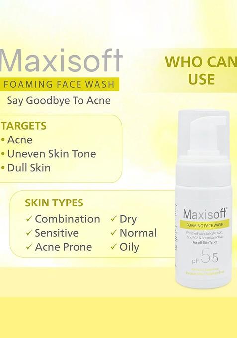 Maxisoft Unisex Set Of 3 Anti Acne Pimple Foaming Face Wash 100Ml Each