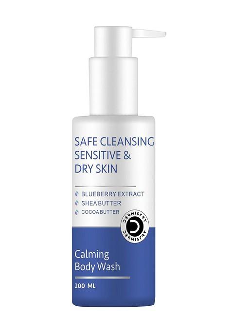 Dermistry Calming Body Wash With Shea Butter Blue Berry 200Ml