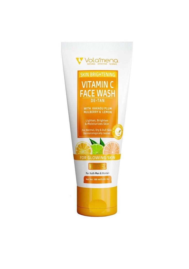 Volamena Vitamin C De Tan Skin Brightening Face Wash 100 Ml