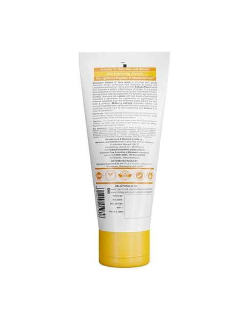 Volamena Vitamin C De Tan Skin Brightening Face Wash 100 Ml
