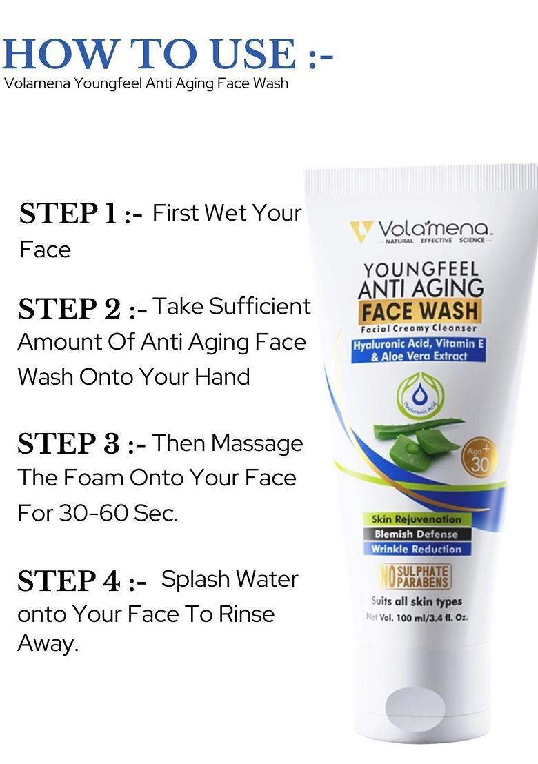 Volamena Vitamin E Anti Aging Face Wash 100 Ml