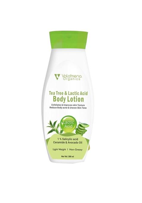 Volamena Organics Tea Tree Lactic Acid Body Lotion 200Ml