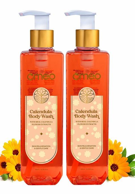 Omeo Set Of 2 Calendula Body Wash 180Ml Each