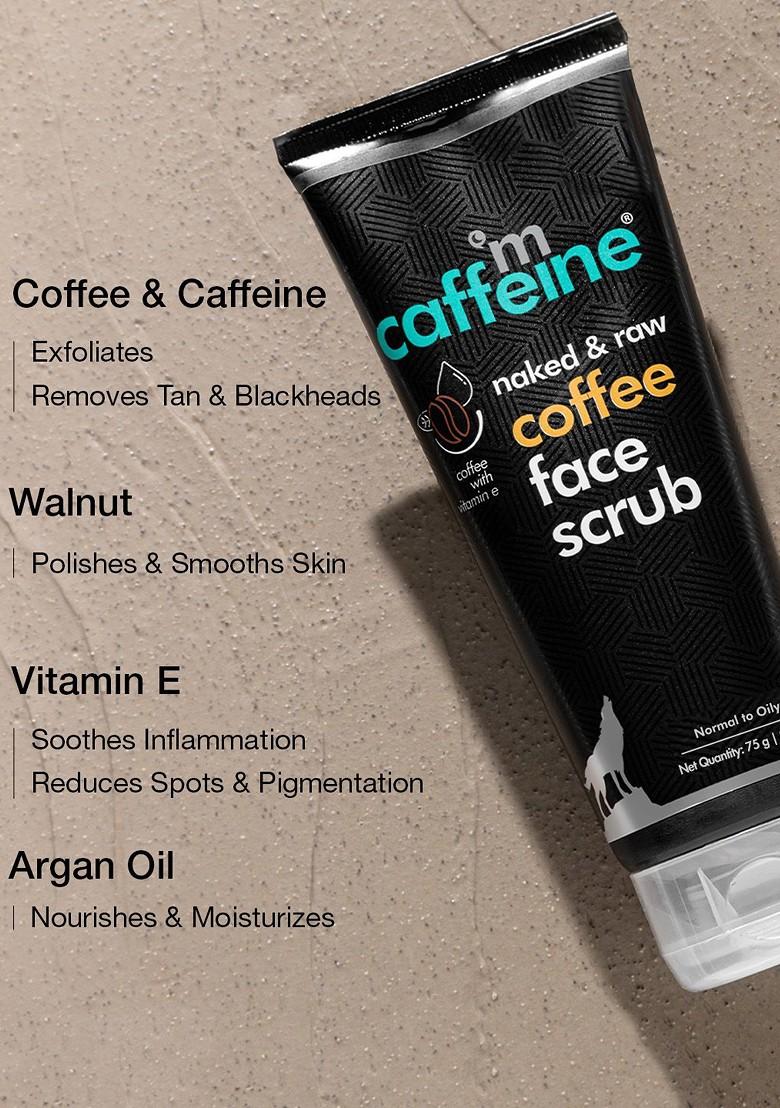Mcaffeine Coffee Exfoliating Face Scrub For Fresh Glowing Skin Removes Tan Blackheads