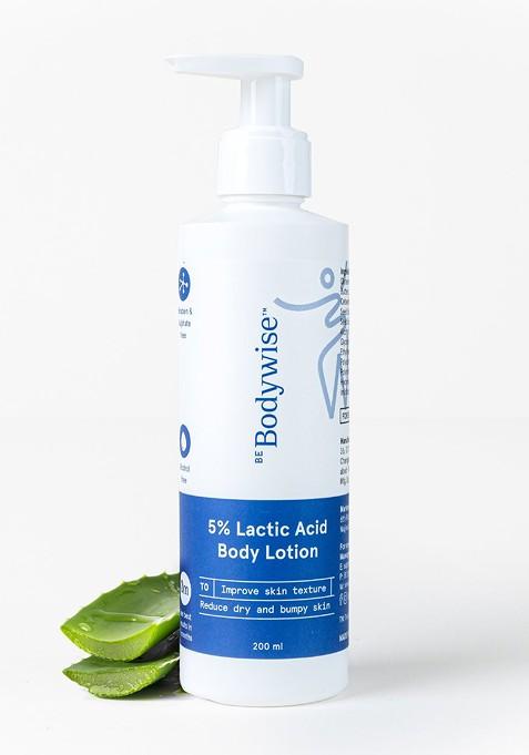 Be Bodywise 5 Lactic Acid Body Lotion For Improving Skin Texture Nourishment 200 Ml