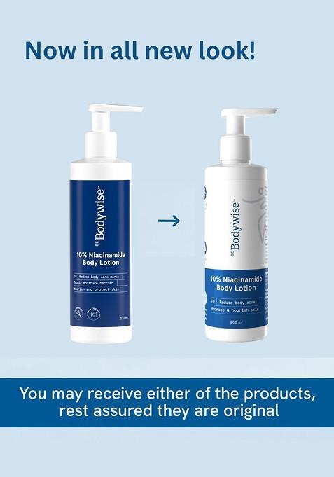 Be Bodywise 10 Niacinamide Body Lotion Repairs Skin Barrier Reduces Acne Marks 200Ml