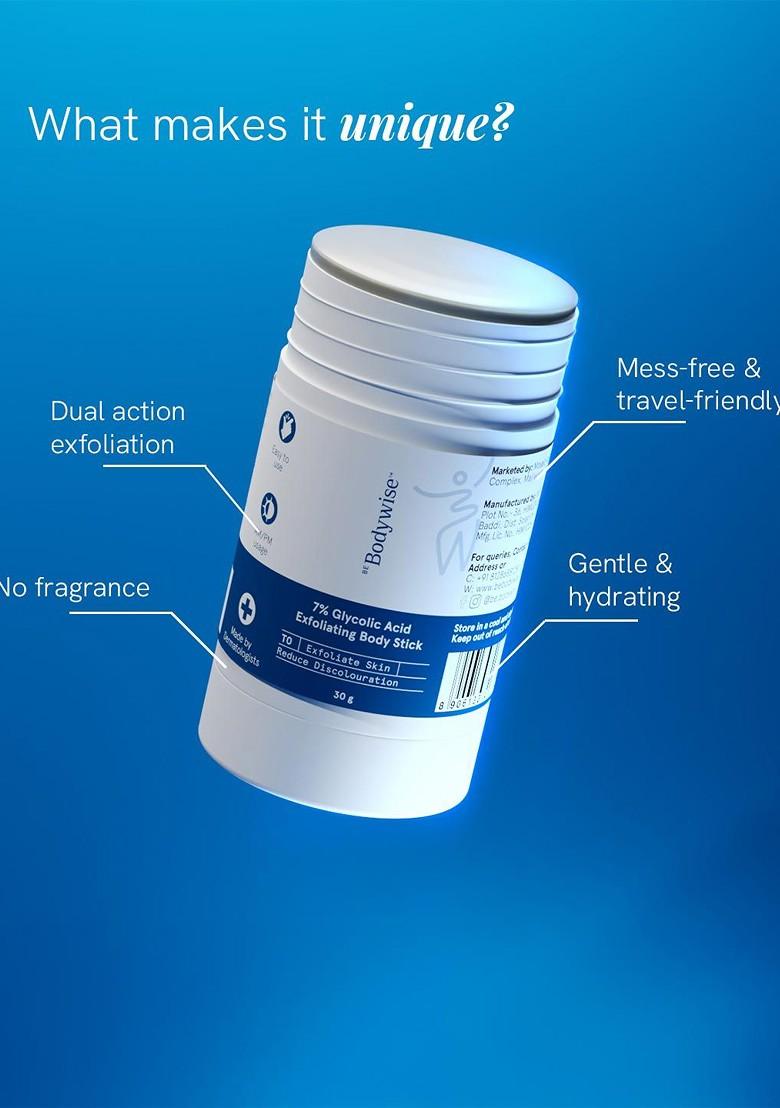 Be Bodywise 7 Glycolic Acid Exfoliating Body Stick 30 G