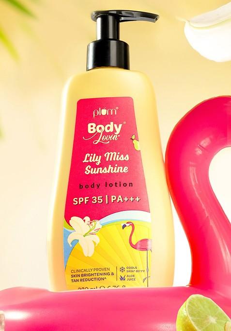 Plum Bodylovin' Lilly Miss Sunshine Spf 35 Pa Body Sunscreen 200 Ml