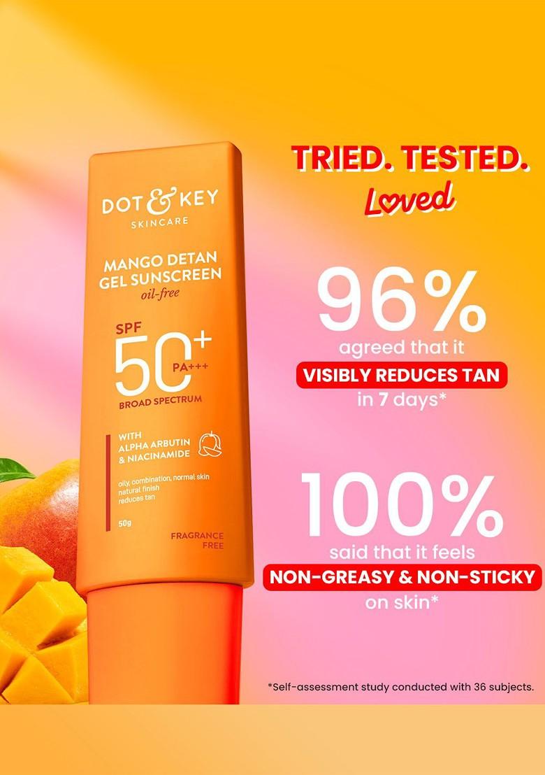 Dot & Key Mango Detan Gel Sunscreen With Spf 50 50G