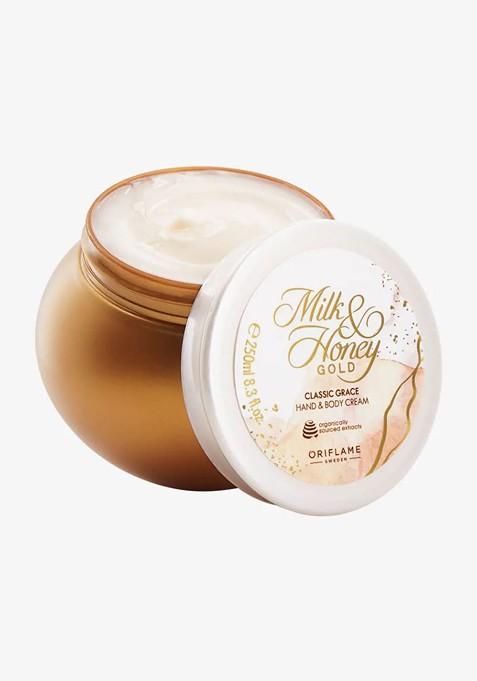 Oriflame Milk Honey Gold Classic Grace Hand Body Cream 250 G