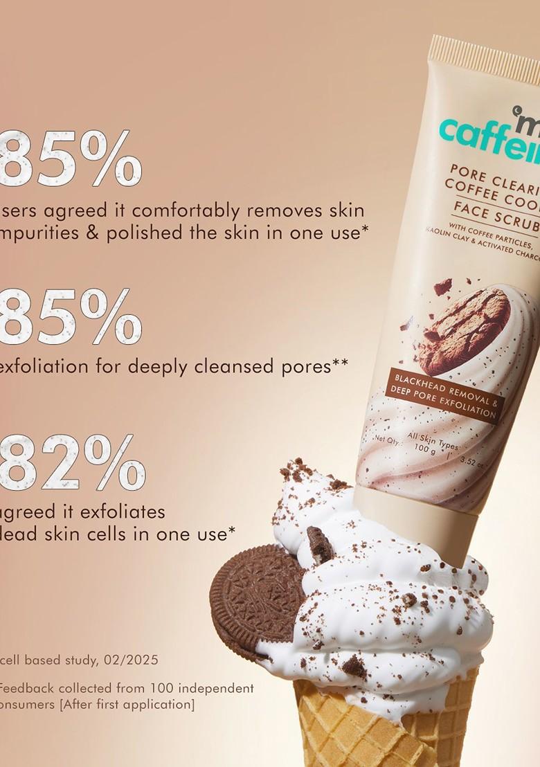 Mcaffeine 4 5 Exfoliants Pore Clearing Remove Blackheads Coffee Cookie Face Scrub 100G