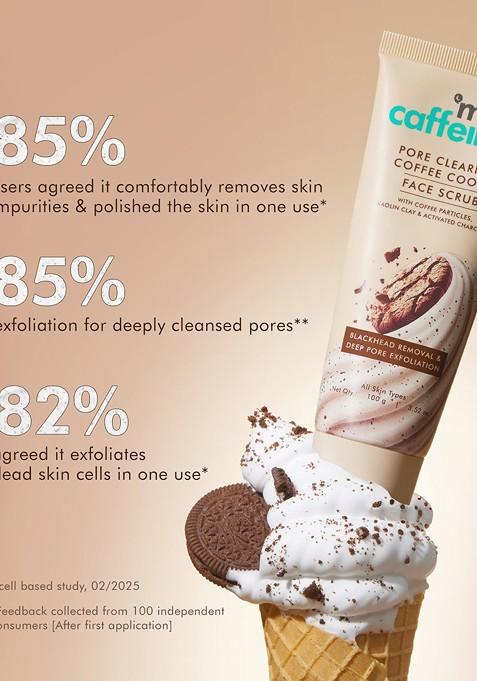 Mcaffeine 4 5 Exfoliants Pore Clearing Remove Blackheads Coffee Cookie Face Scrub 100G