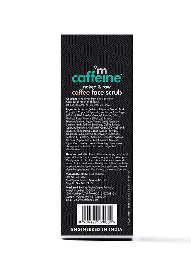 Mcaffeine Coffee Exfoliating Face Scrub For Fresh Glowing Skin Removes Tan Blackheads