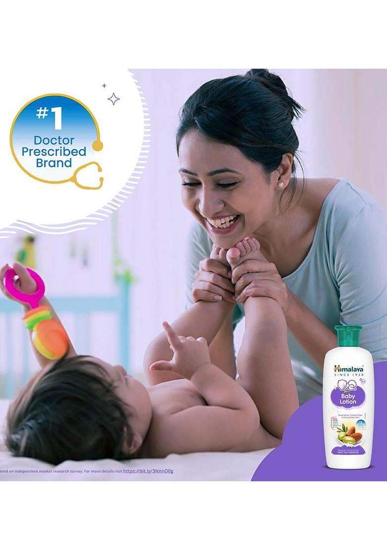 Himalaya Baby Lotion With Olive Almond Oil For Nourishment Softening 600 Ml