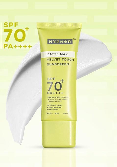 Hyphen Matte Max Velvet Touch Sunscreen 30G