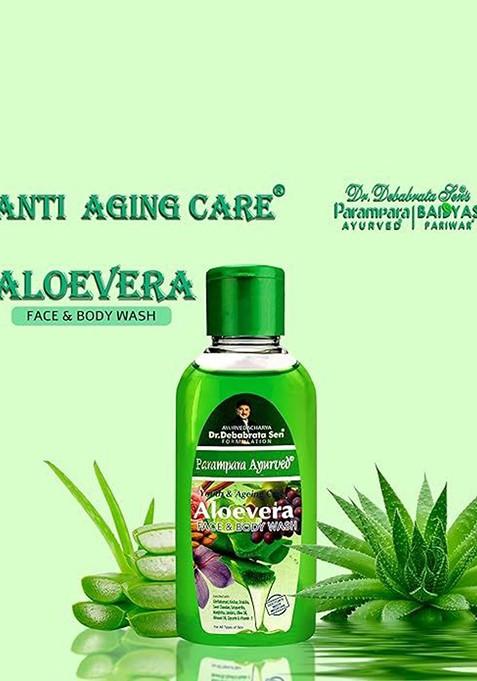 Parampara Ayurved Aloevera Face Body Wash 100Ml