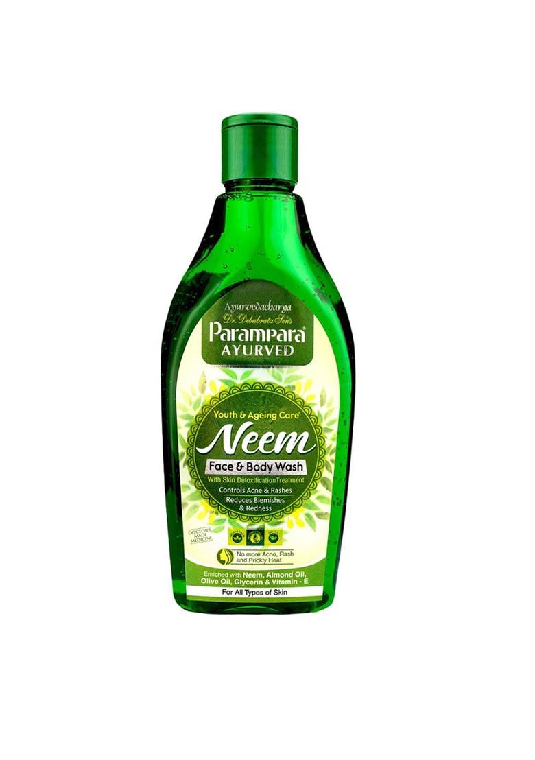 Parampara Ayurved Neem Body Face Wash For Acne Or Pimples 300Ml