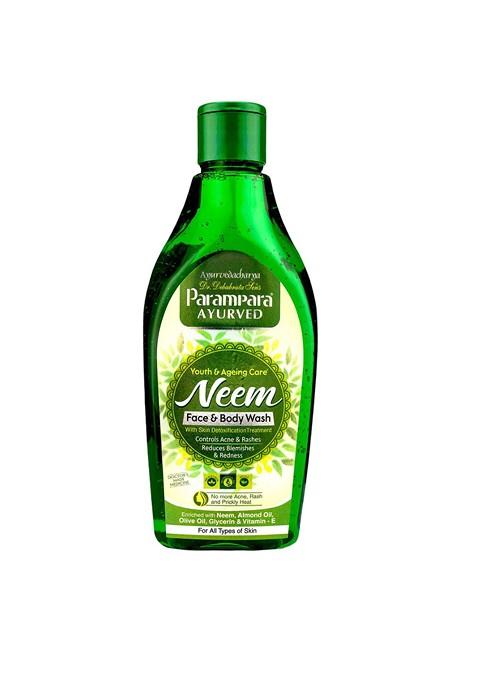 Parampara Ayurved Neem Body Face Wash For Acne Or Pimples 300Ml