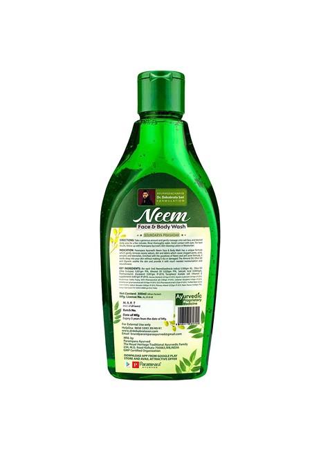Parampara Ayurved Neem Body Face Wash For Acne Or Pimples 300Ml