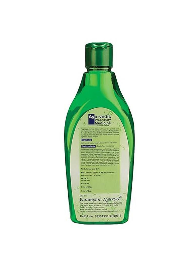 Parampara Ayurved Aloe Vera Face Body Wash Gentle Skin Hydrating Cleansing Gel 300Ml