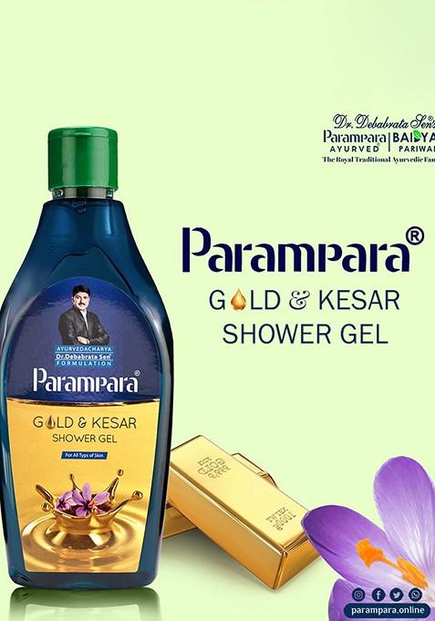 Parampara Ayurved Gold Kesar Shower Gel 250Ml