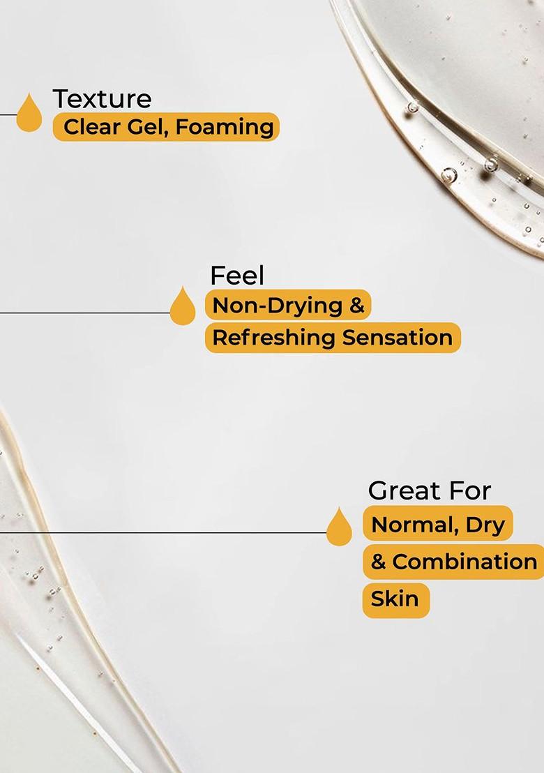 Nutriglow Vitamin C Super Brightening Daily Foaming Face Wash With Orange Peel 100 Ml