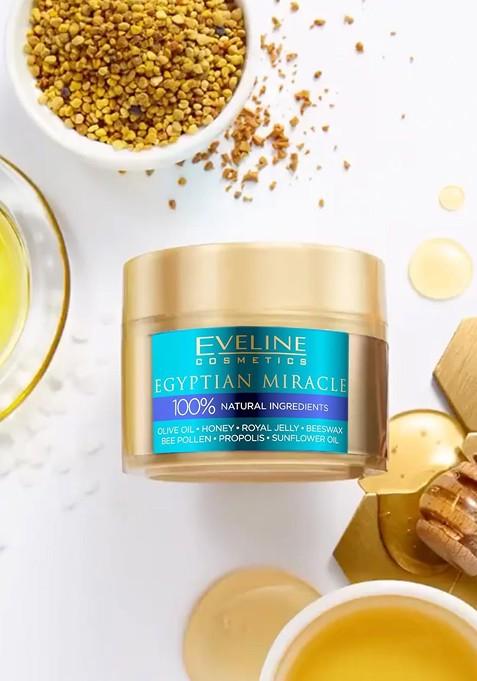 Eveline Cosmetics Egyptian Miracle Face Body Hair Rescue Cream With Honey 40 Ml