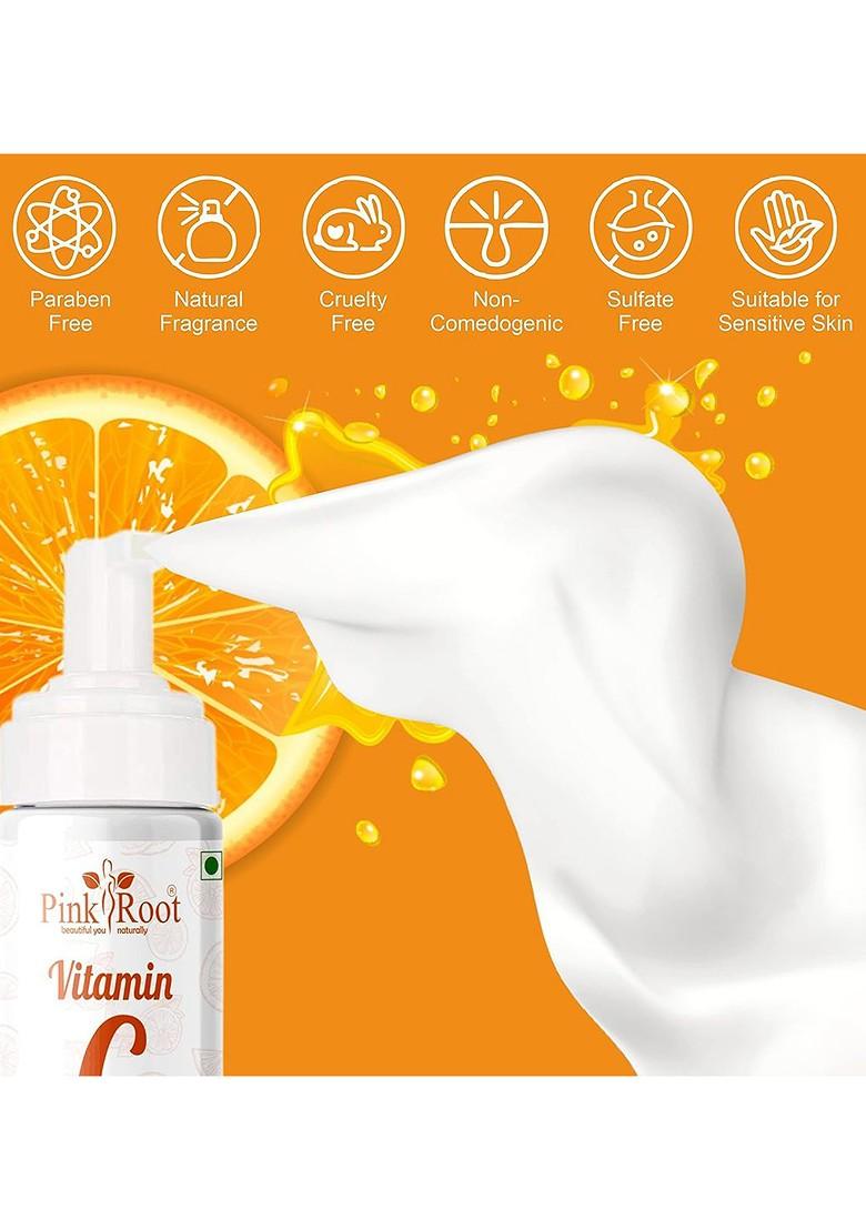 Pink Root Vitamin C Foaming Face Wash 150 Ml