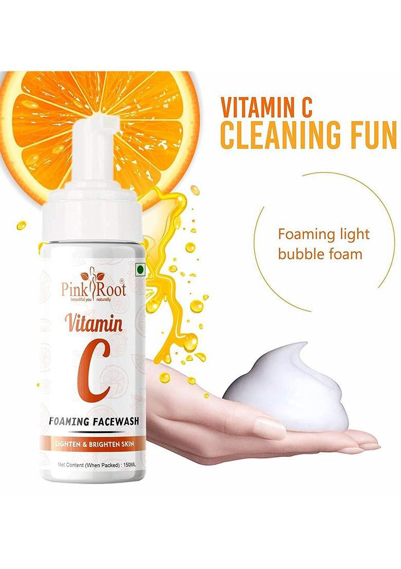 Pink Root Vitamin C Foaming Face Wash 150 Ml