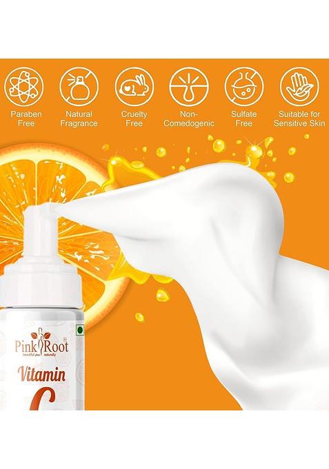 Pink Root Vitamin C Foaming Face Wash 150 Ml