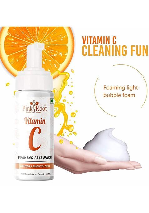 Pink Root Vitamin C Foaming Face Wash 150 Ml