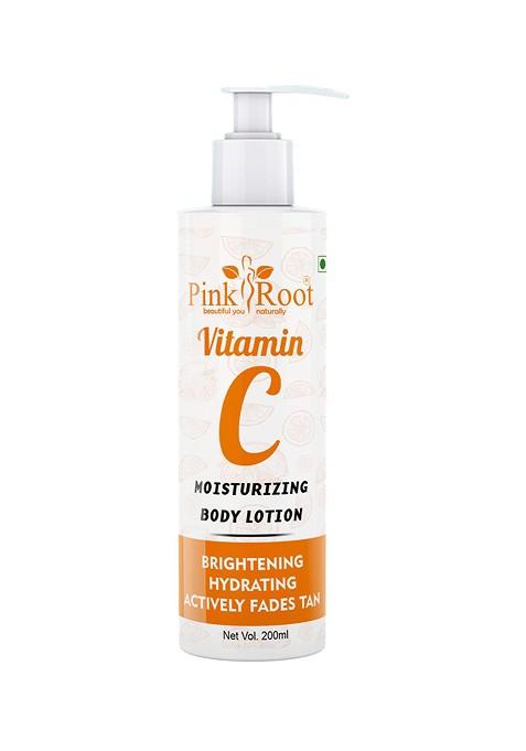 Pink Root Vitamin C Moisturizing Body Lotion 200 Ml