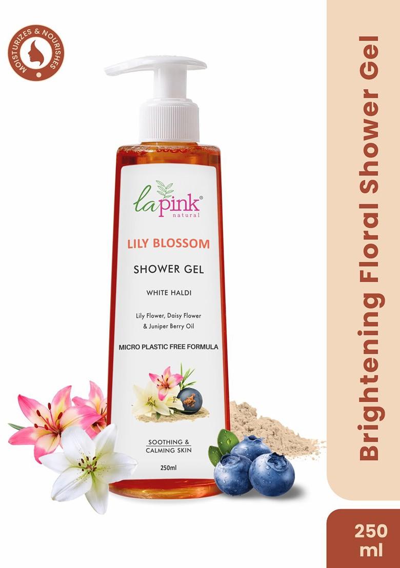 La Pink Lily Blossom Sulphate Free Shower Gel For Soft Glowing Refreshing Skin 250 Ml