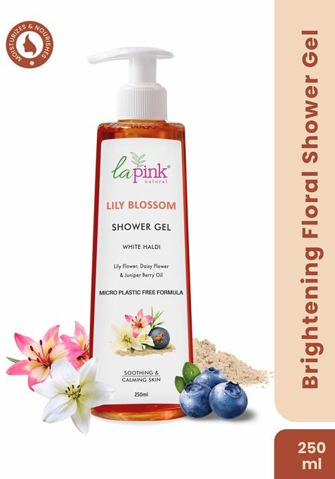 La Pink Lily Blossom Sulphate Free Shower Gel For Soft Glowing Refreshing Skin 250 Ml