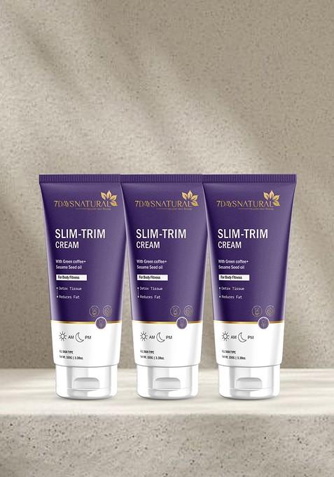 7Daysnatural Feel Of Nature Set 3 Body Fit Slimming Cream Eliminates Stubborn Fat 100G Each