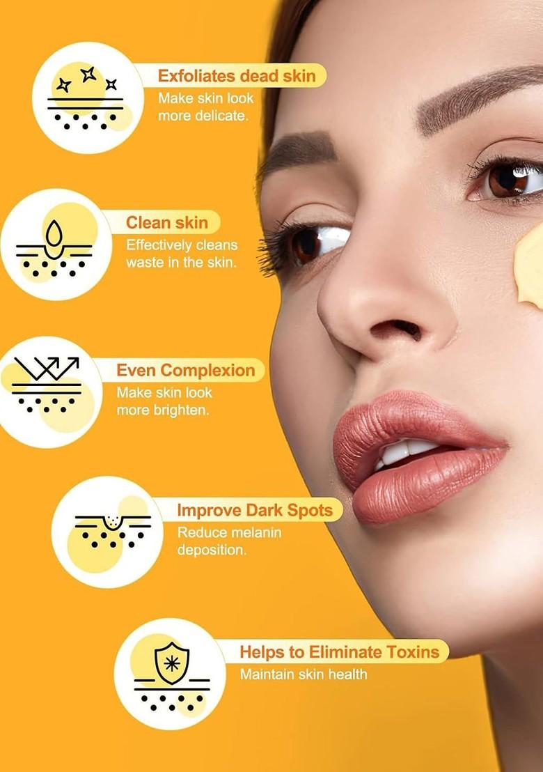 Lilium Vitamin C Radiant Glow Massage Scrub For Face Body 900Ml