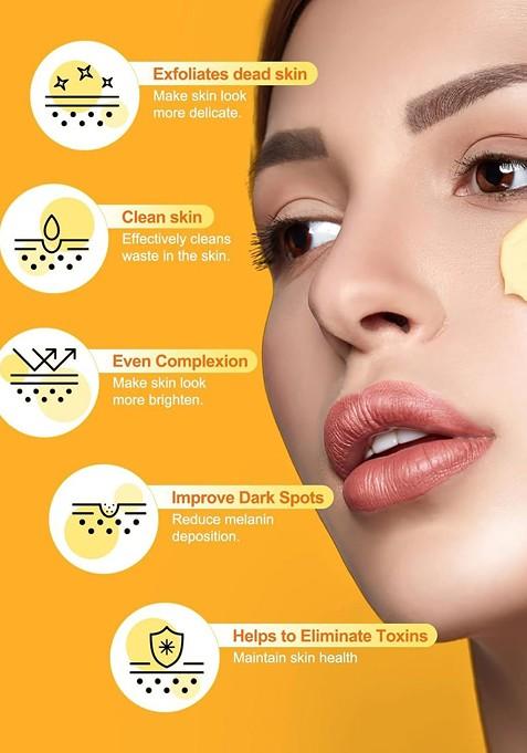 Lilium Vitamin C Radiant Glow Massage Scrub For Face Body 900Ml