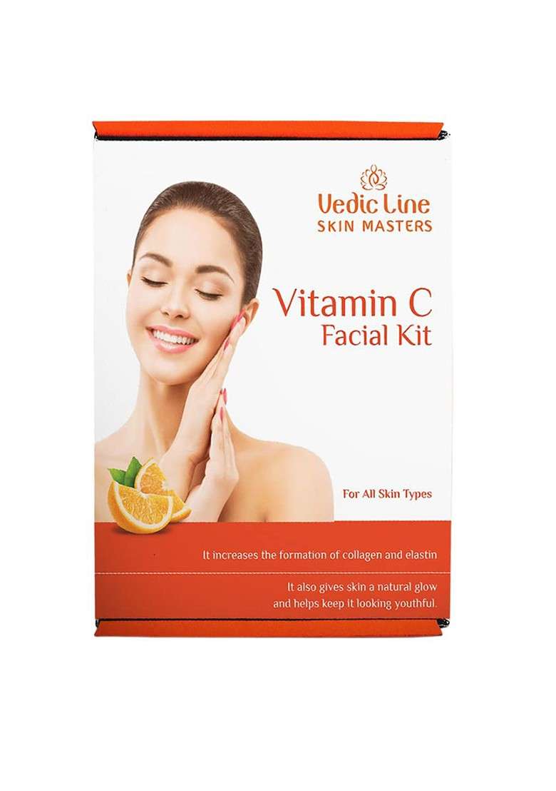 Vedicline Skin Masters Vitamin C Facial Kit With Turmeric Extract - Indya