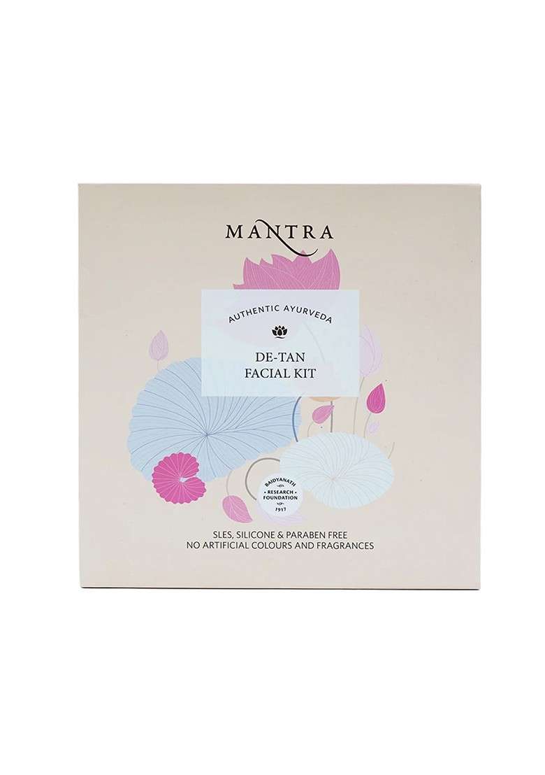 Mantra Herbal De Tan Facial Kit - Indya