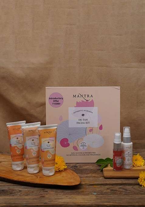 Mantra Herbal De Tan Facial Kit