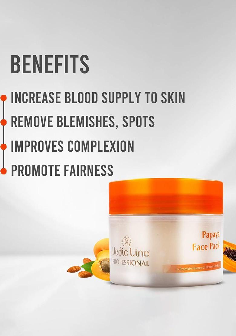 Vedicline Professional Papaya Face Pack Reduce Pigmentation 500Ml