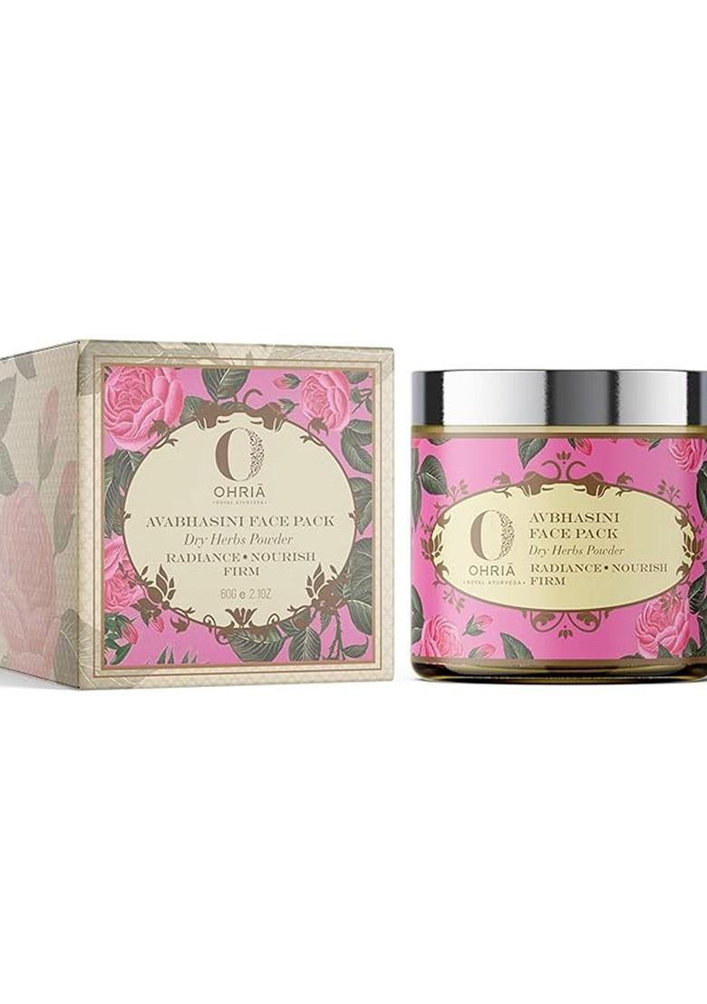 Ohria Ayurveda Avbhasini Face Pack Dry Herb Powder For Natural Skin Glow Norishment 60G