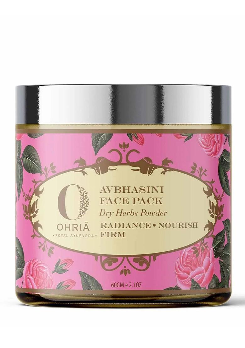 Ohria Ayurveda Avbhasini Face Pack Dry Herb Powder For Natural Skin Glow Norishment 60G